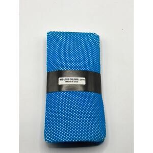 WE LOVE COLORS Women's Blue Fishnet Footed Pull-On Breathable Tights SZ OS